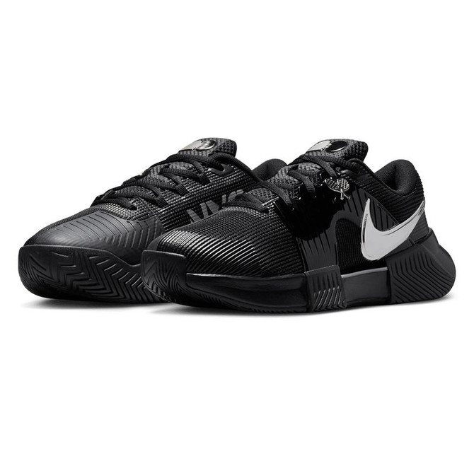 Nike Zoom GP Challenge 1.5 Osaka Womens Tennis Shoe - Black/Metallic Silver