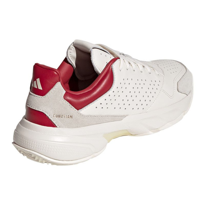 adidas CourtJam Control 3 Mens Tennis Shoe - Chalk White/White - Final Sale