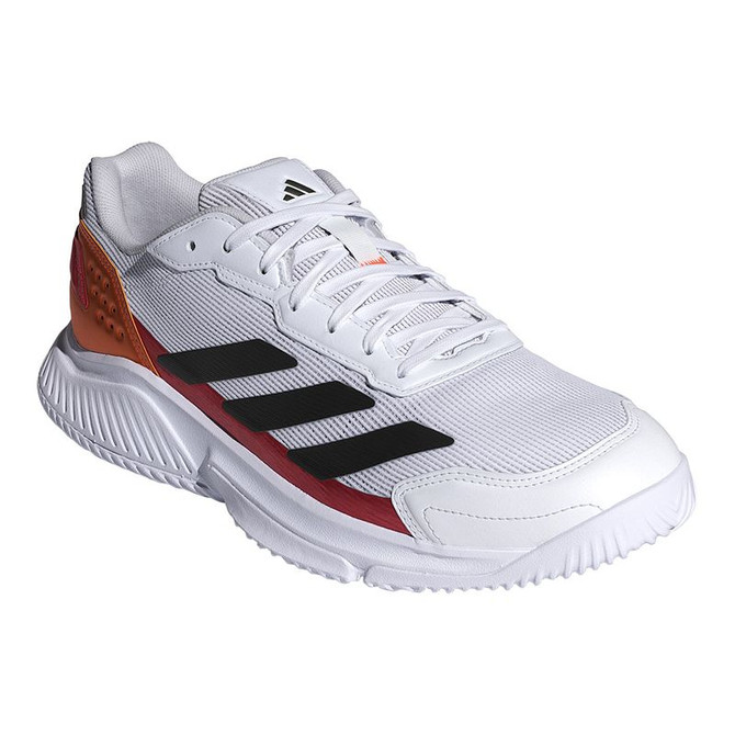 adidas Courtquick Mens Padel Shoe - White/Orange