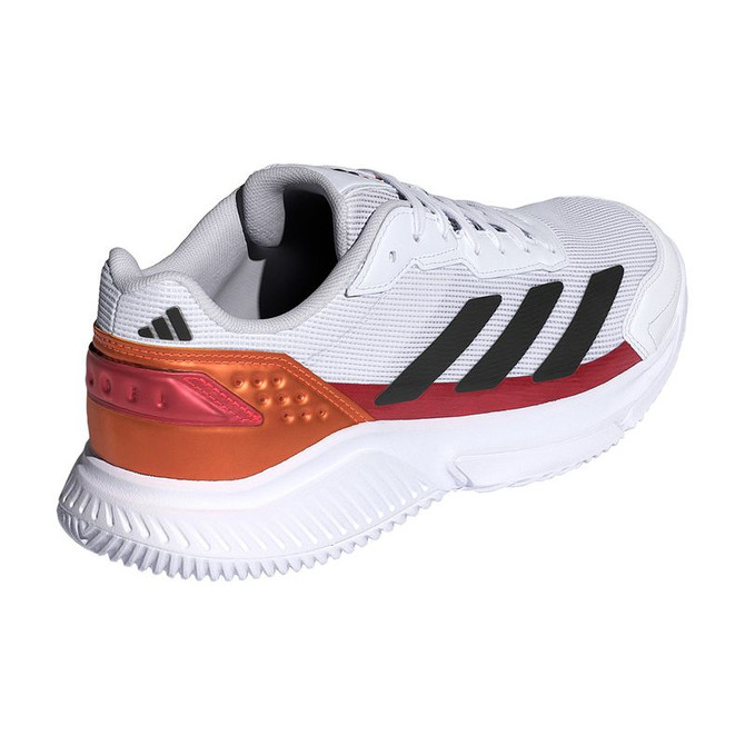 adidas Courtquick Mens Padel Shoe - White/Orange