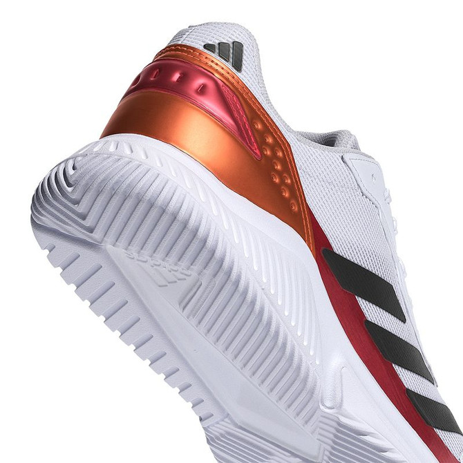 adidas Courtquick Mens Padel Shoe - White/Orange