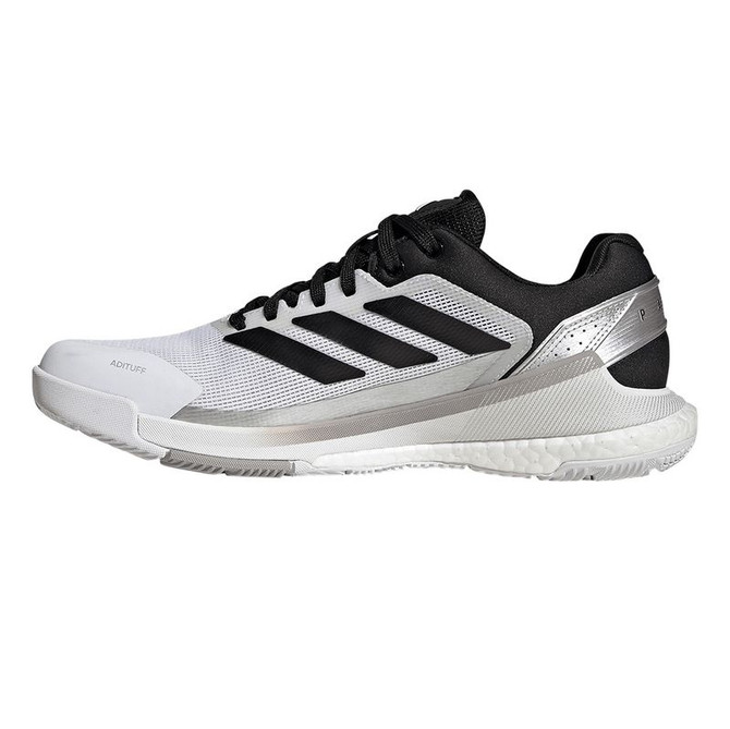 adidas Crazyquick Boost Mens Padel Shoe - White/Grey/Black