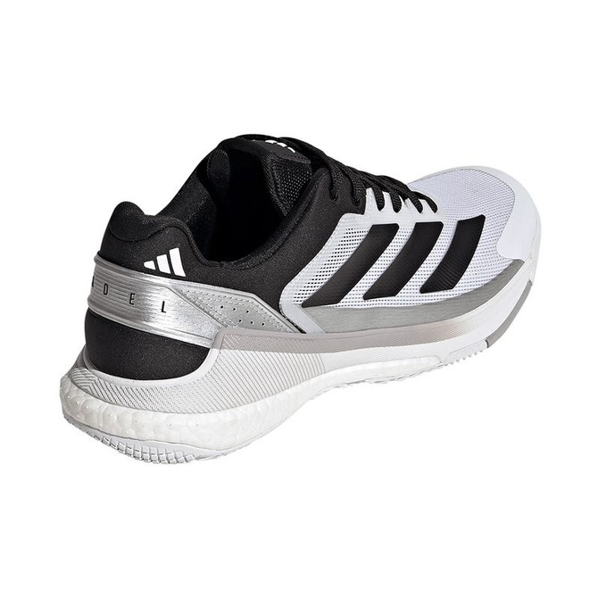 adidas Crazyquick Boost Mens Padel Shoe - White/Grey/Black