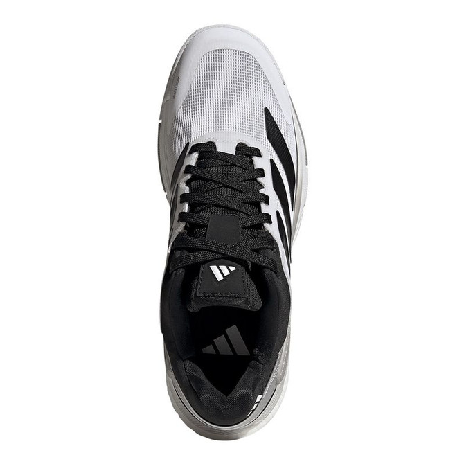 adidas Crazyquick Boost Mens Padel Shoe - White/Grey/Black