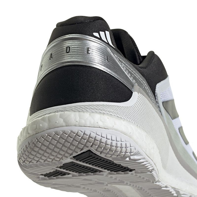 adidas Crazyquick Boost Mens Padel Shoe - White/Grey/Black