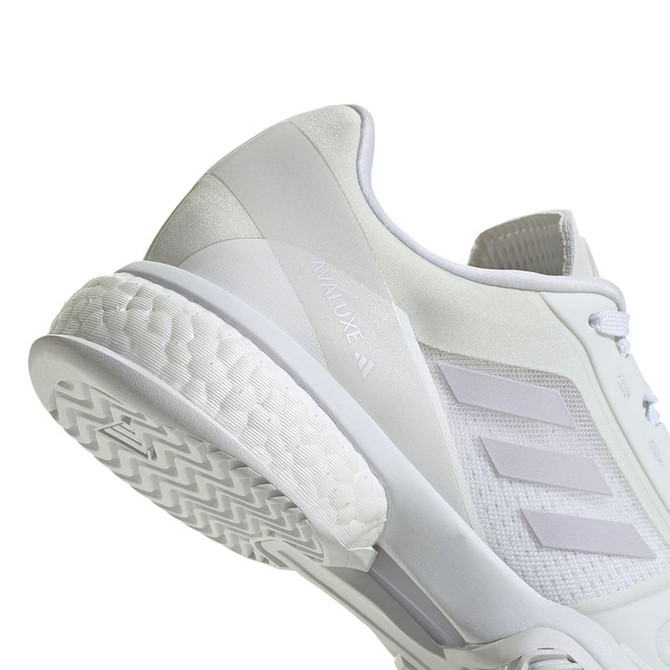 adidas Avaluxe Womens Tennis Shoe - White/Purple/White