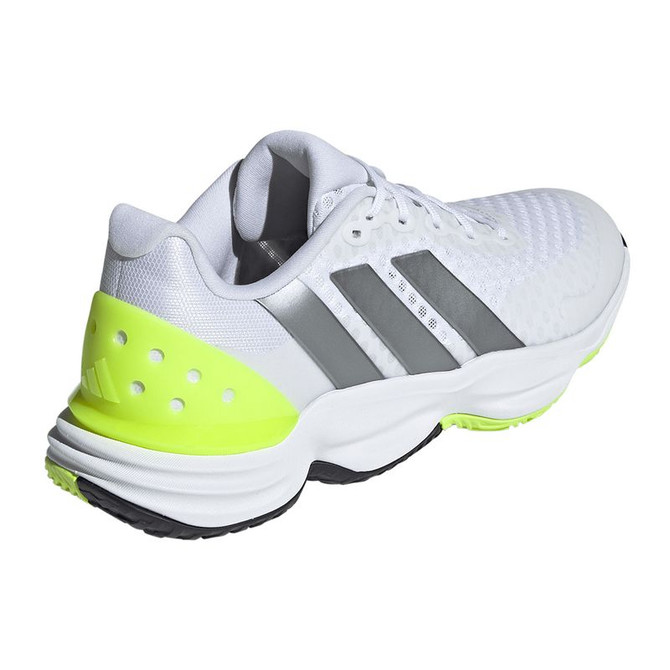 adidas Court 2 Mens Pickleball Shoe - White/Grey/Lucid Lemon
