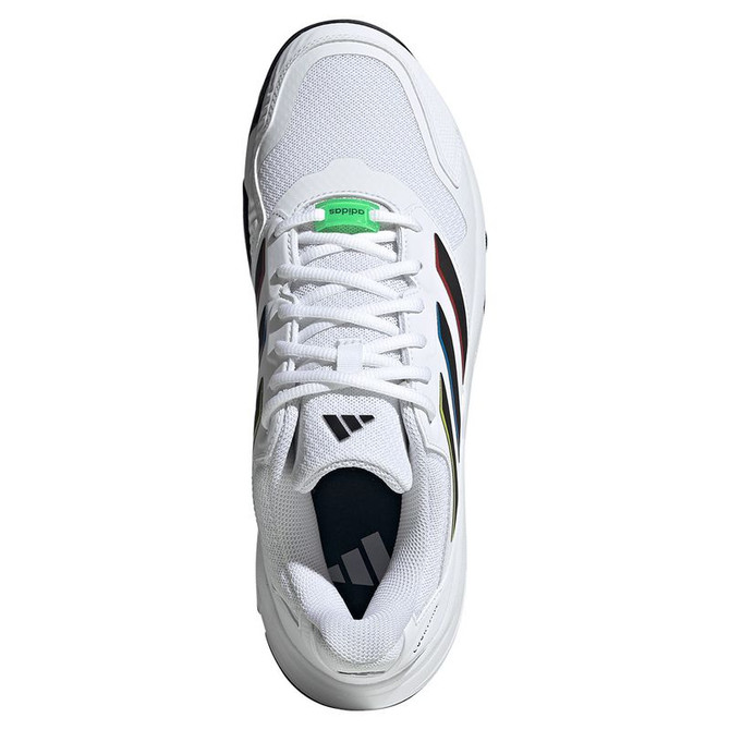 adidas CourtJam Control 3 Mens Tennis Shoe - White/Black