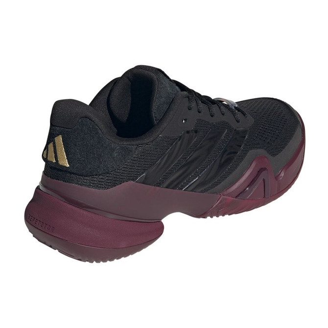 adidas Barricade 14 Mens Tennis Shoe - Core Black/Core Black/Maroon