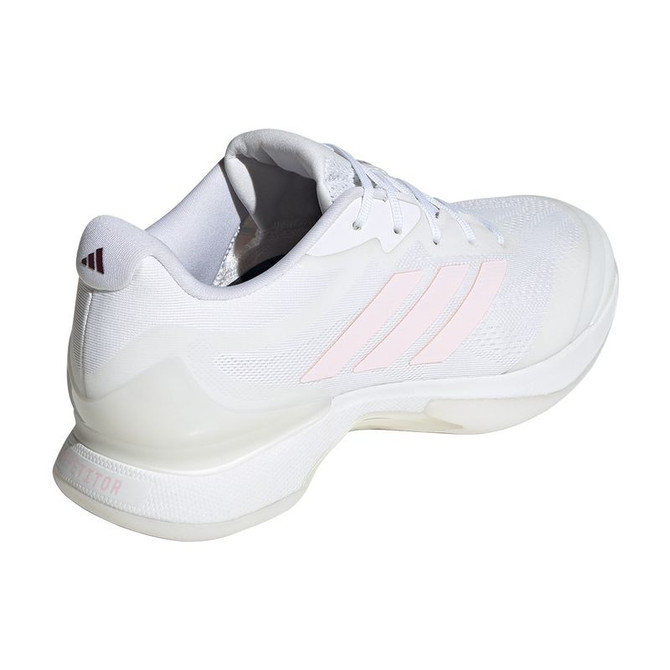 adidas Avacourt 3 Womens Tennis Shoe - White/Distilled Pink/Maroon