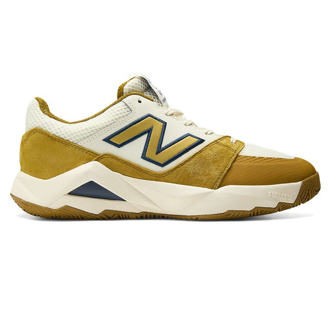 New Balance Coco Delray (D) Mens Tennis Shoe - White/Yellow