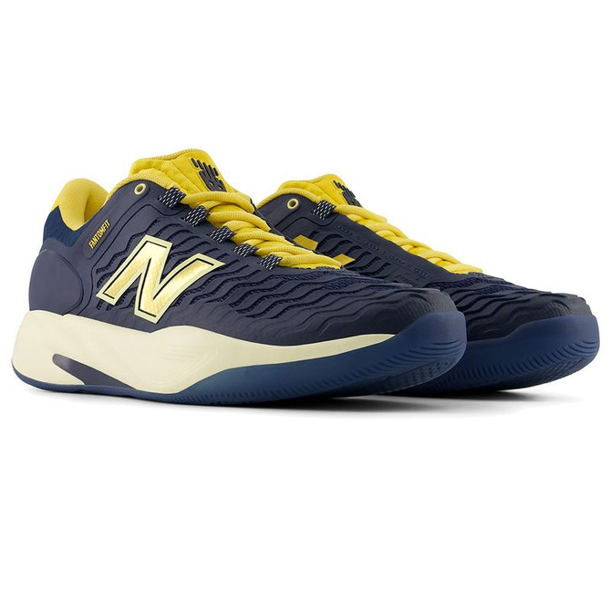 New Balance CT-Rally v2 Mens Tennis Shoe 2E Width - Navy/Yellow