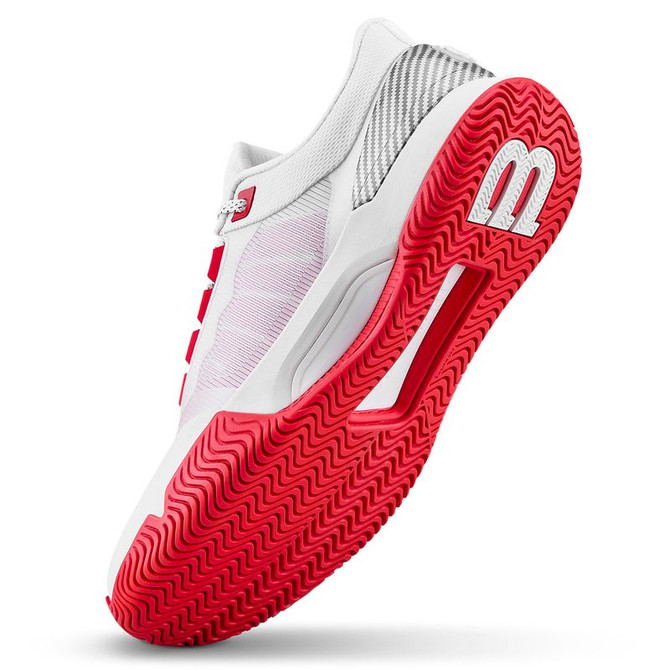 Wilson Intrigue Tour Womens Tennis Shoe - White/White/Wilson Red