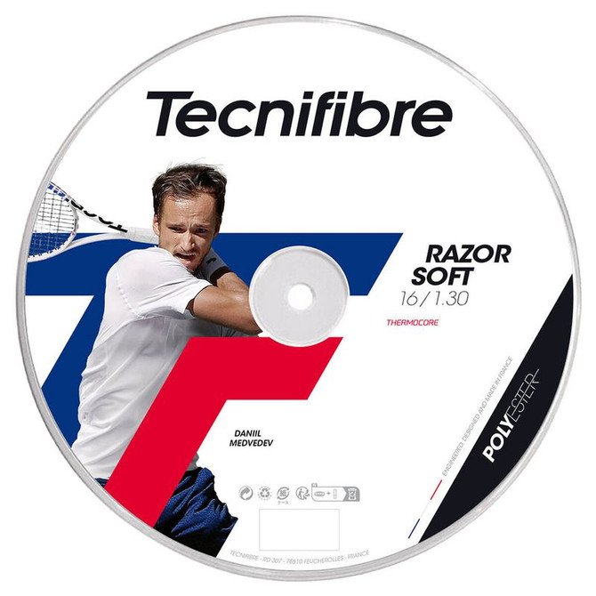 Tecnifibre Razor Soft Carbon 1.30 16G Tennis String REEL (660FT)