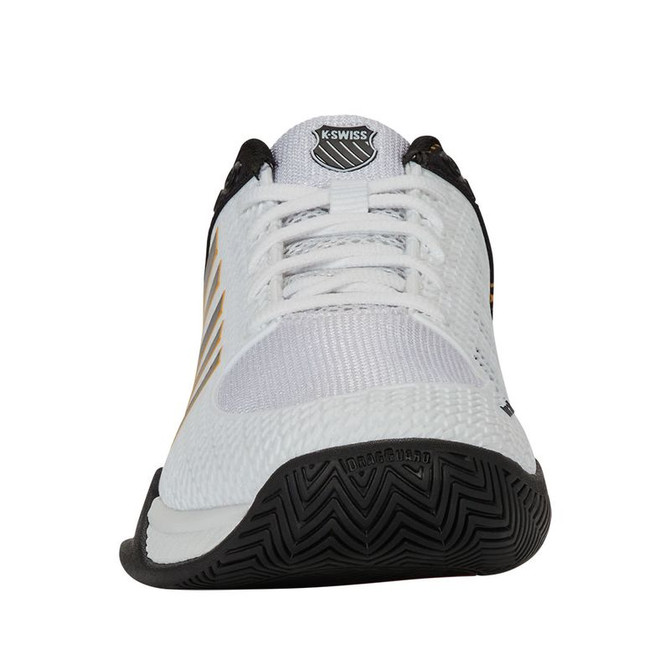 K Swiss Express Light Mens Pickleball Shoe - White/Daffodil - 5