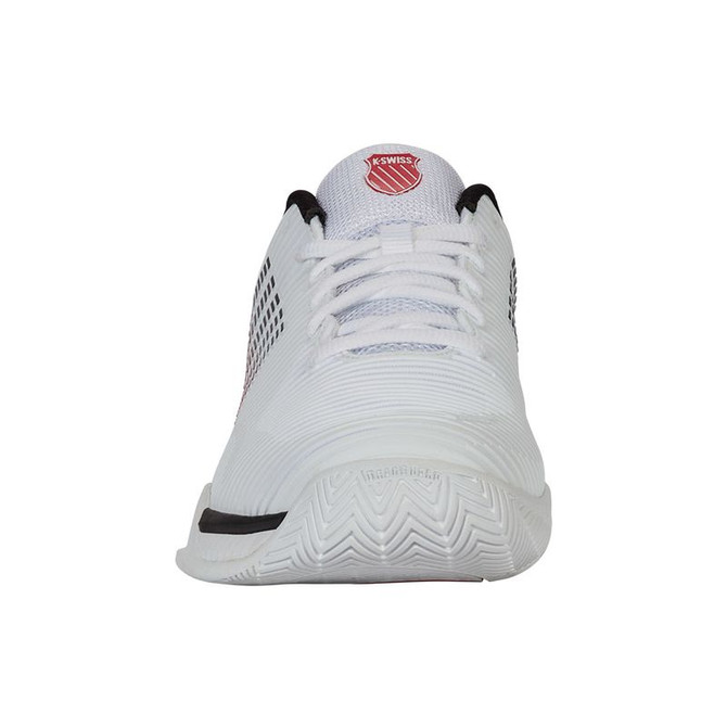 K Swiss Hypercourt Express 2 Mens Tennis Shoe - White/Black/Mars Red - 5