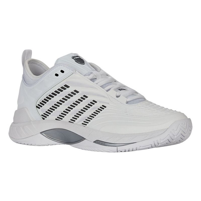 K Swiss Hypercourt Supreme 2 Mens Tennis Shoe - White/Black - 4