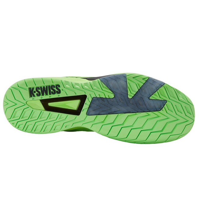 K Swiss K-Frame Speed Rublo Mens Tennis Shoe - Soft Neon Green/Black/Neon Lava - 2