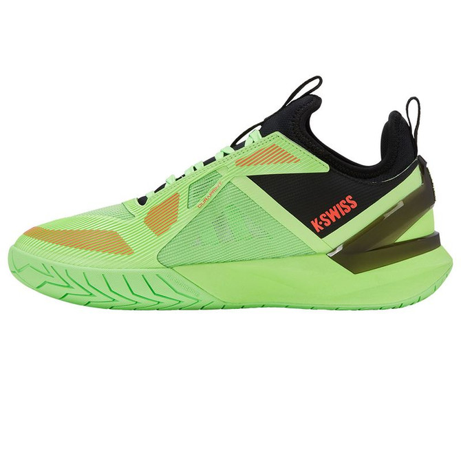 K Swiss K-Frame Speed Rublo Mens Tennis Shoe - Soft Neon Green/Black/Neon Lava - 3