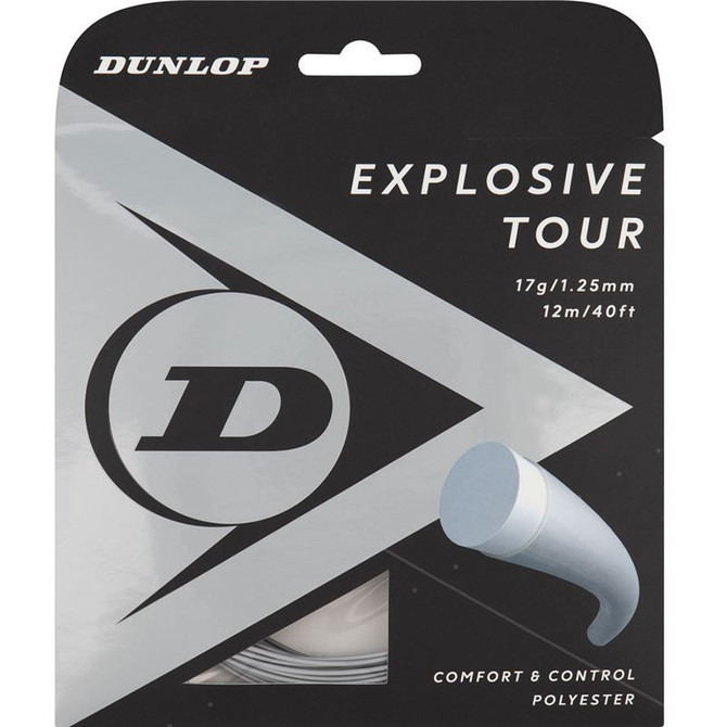 Dunlop Explosive Tour 17G Silver Tennis String