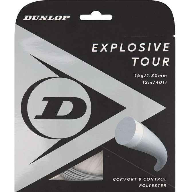 Dunlop Explosive Tour 16G Silver Tennis String