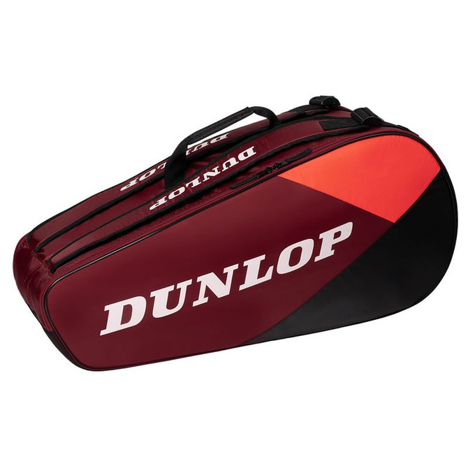Dunlop CX Club 6 Pack Tennis Bag - Black/Red