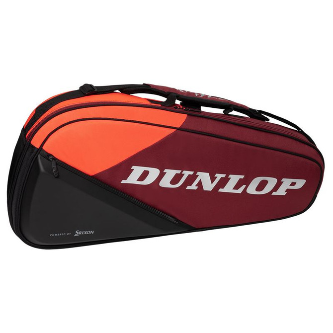 Dunlop CX Club 3 Pack Tennis Bag - Black/Red - 2