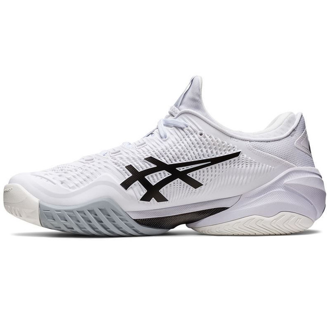 Asics Court FF 3 Mens Tennis Shoe - White/Black - 3