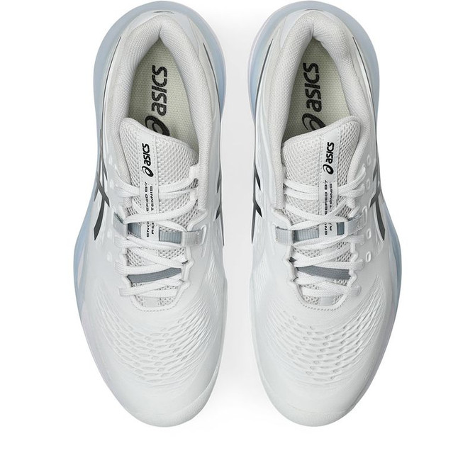 Asics Gel Resolution X Mens Clay Tennis Shoe - White/Black - 6