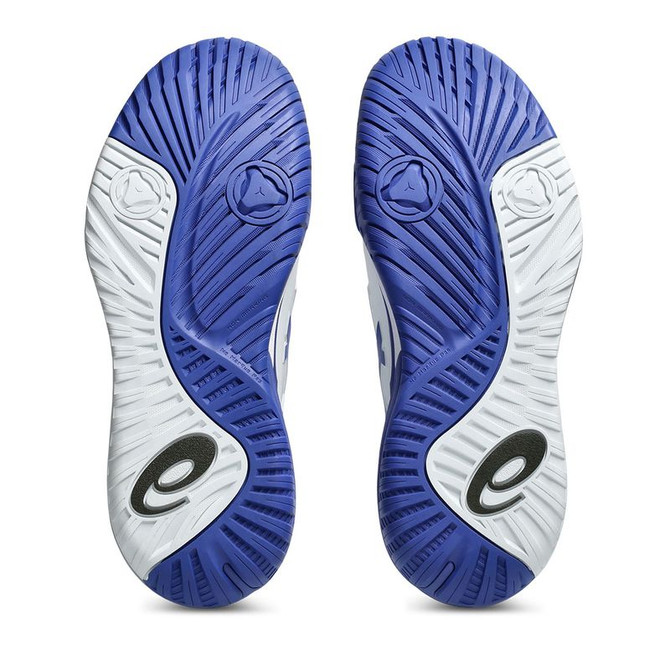 Asics Gel Resolution X Mens Wide (2E) Tennis Shoe - White/Dark Cobalt - 2