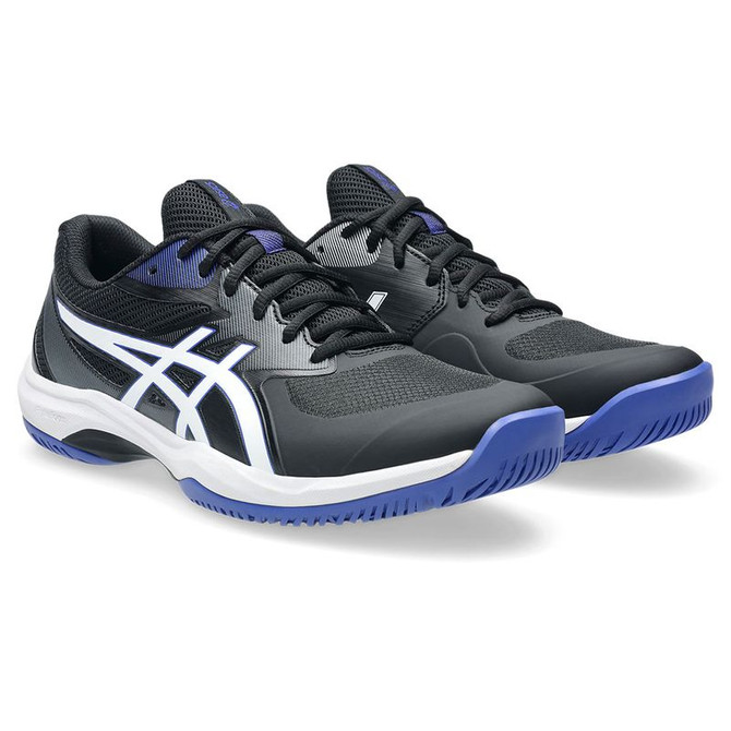 Asics Gel Game FF Mens Tennis Shoe - Black/White - 4