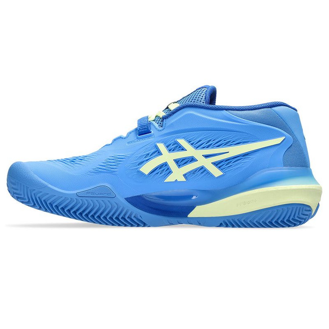 Asics Gel Resolution X Womens Clay Tennis Shoe - Blue Coast/Huddle Yellow - 3