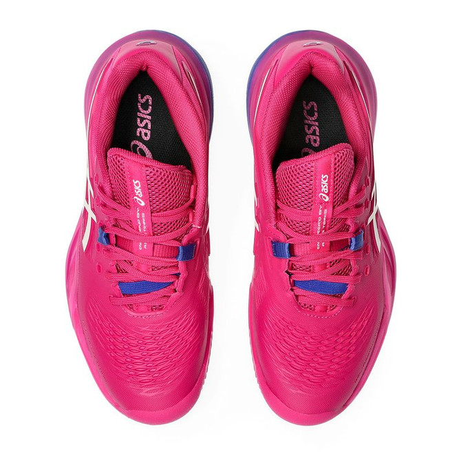 Asics Gel Resolution X Womens Clay Tennis Shoe - Bright Rose/Cream - 7