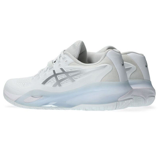 Asics Gel Resolution X Womens Tennis Shoe - White/Pure Silver - 5
