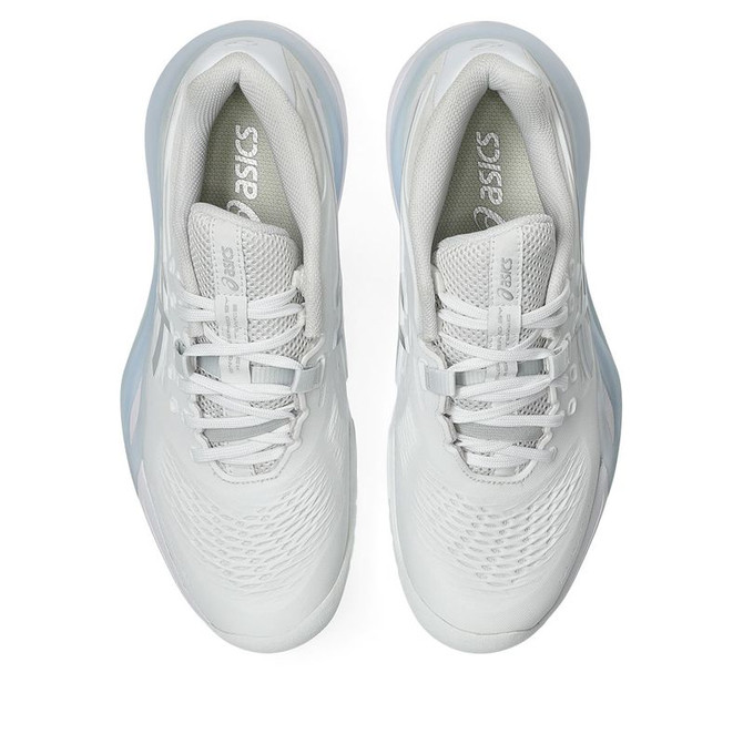 Asics Gel Resolution X Womens Tennis Shoe - White/Pure Silver - 6