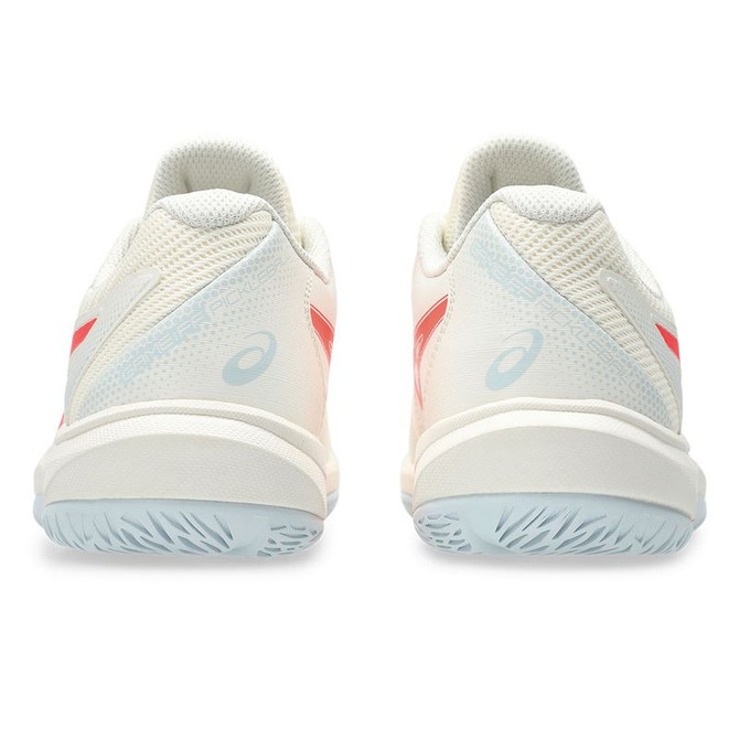 Asics Gel Game FF Womens Pickleball Shoe - Cream/Flash Red - 7
