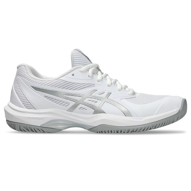Asics Gel Game FF Womens Tennis Shoe - White/Pure Silver