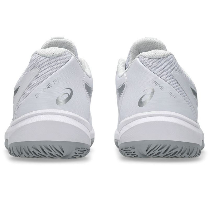 Asics Gel Game FF Womens Tennis Shoe - White/Pure Silver - 4