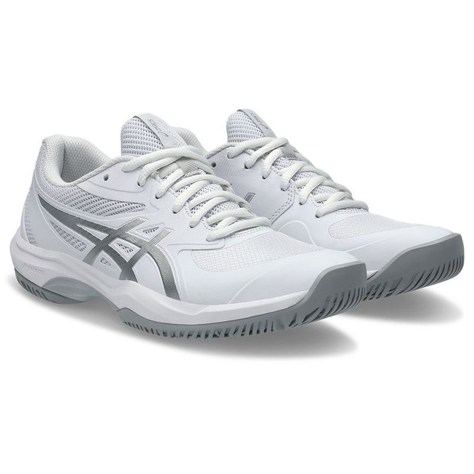 Asics Gel Game FF Womens Tennis Shoe - White/Pure Silver - 7