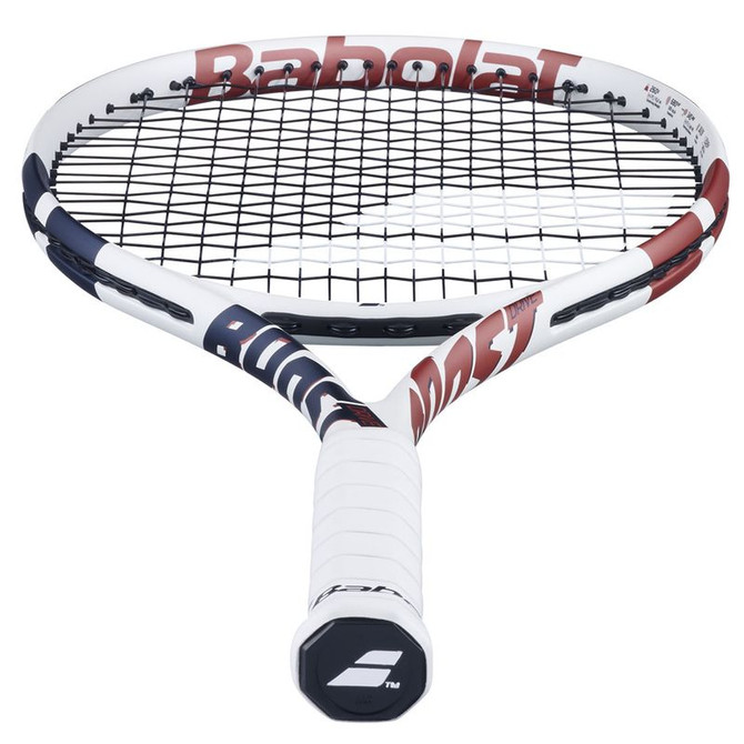 Babolat Boost Drive White/Blue Tennis Racquet (Prestrung) - 5