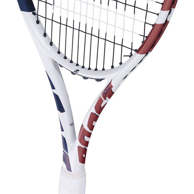 Babolat Boost Drive White/Blue Tennis Racquet (Prestrung) - 7
