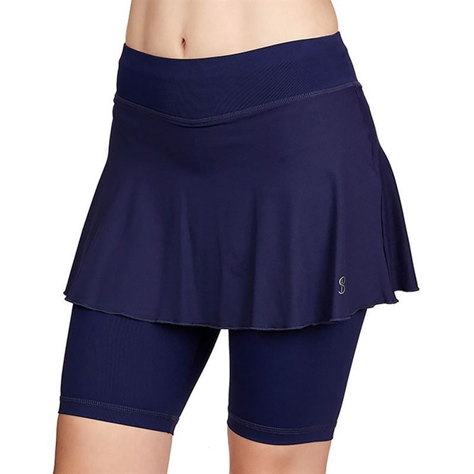 Sofibella UV Staples Jan Bermuda Skirt - Navy