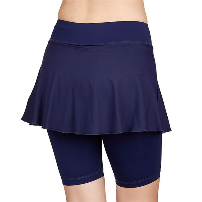 Sofibella UV Staples Jan Bermuda Skirt - Navy - 2