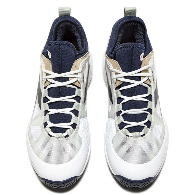 Diadora Speed Blushield Fly 4 Plus Clay Mens Tennis Shoe - White/Blue Corsair - 7