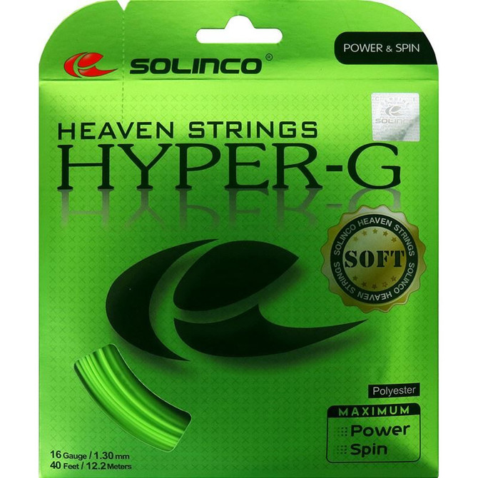 Solinco Hyper-G Soft 16L Green Tennis String