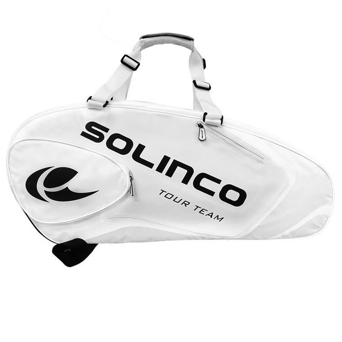 Solinco Whiteout 6 Pack Tennis Bag - White - 2