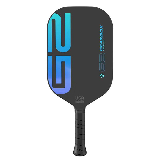 Gearbox G2 Black/Blue Elongated Edgeless Pickleball Paddle - 2