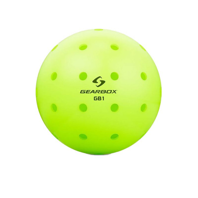 Gearbox GB1 Neon Green 3 Pack Pickleballs - 2