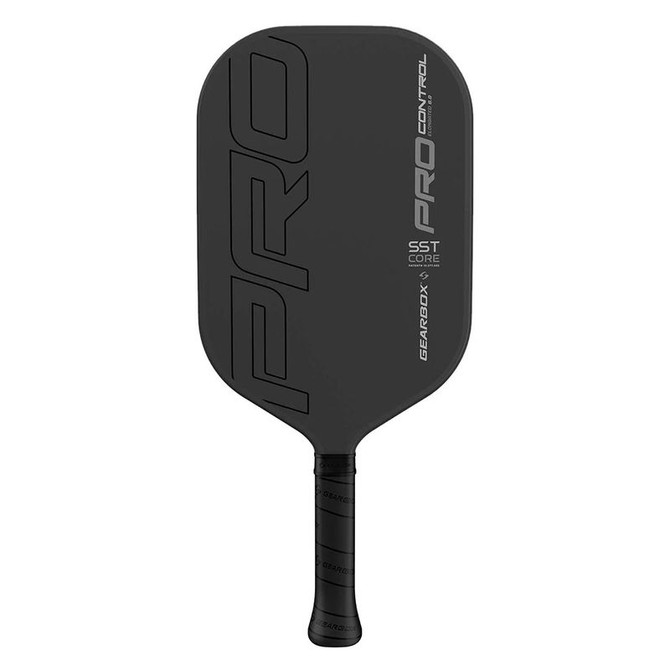 Gearbox Pro Control 8.0 Black/Gold Elongated Pickleball Paddle - 2