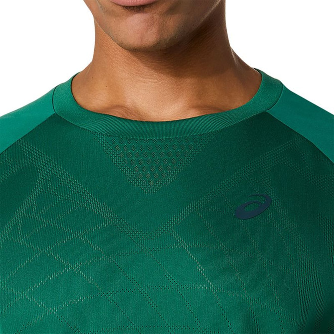 Asics Match Actibreeze Short Sleeve Shirt - Jasper Green - 4